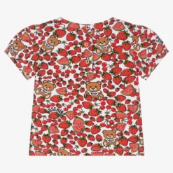 Moschino Baby Baby Girls Red Fruit T-Shirt 5 Moschino Baby Baby Girls Red Fruit T-Shirt -BloomBabe Cloth Store moschino baby girls red fruit t shirt 443261 a48927aa83a021183e11c5775cdc33dd42b3c14e