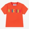 Moschino Baby Orange Cotton Baby T-Shirt