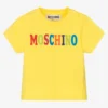 Moschino Baby Yellow Cotton Baby T-Shirt