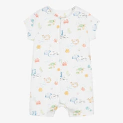 My Little Pie White Supima Cotton Marine Life Shortie