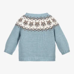 Paloma De La O Blue Knitted Bear Cardigan 5 Paloma De La O Blue Knitted Bear Cardigan -BloomBabe Cloth Store paloma de la o blue knitted bear cardigan 417079 0800ab3ae66e1594fd1d359da229e4104206b9f2