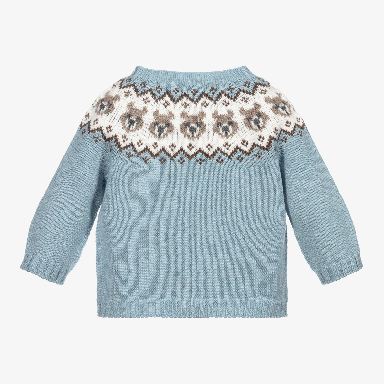 Paloma De La O Blue Knitted Bear Cardigan 3 Paloma De La O Blue Knitted Bear Cardigan - Image 3