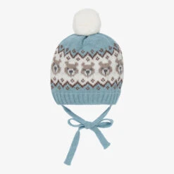 Paloma De La O Blue Knitted Bear Hat -BloomBabe Cloth Store paloma de la o blue knitted bear hat 417080 6dc980903d4c6ea34295898da48fb0c86c83d272