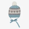 Paloma De La O Blue Knitted Bear Hat