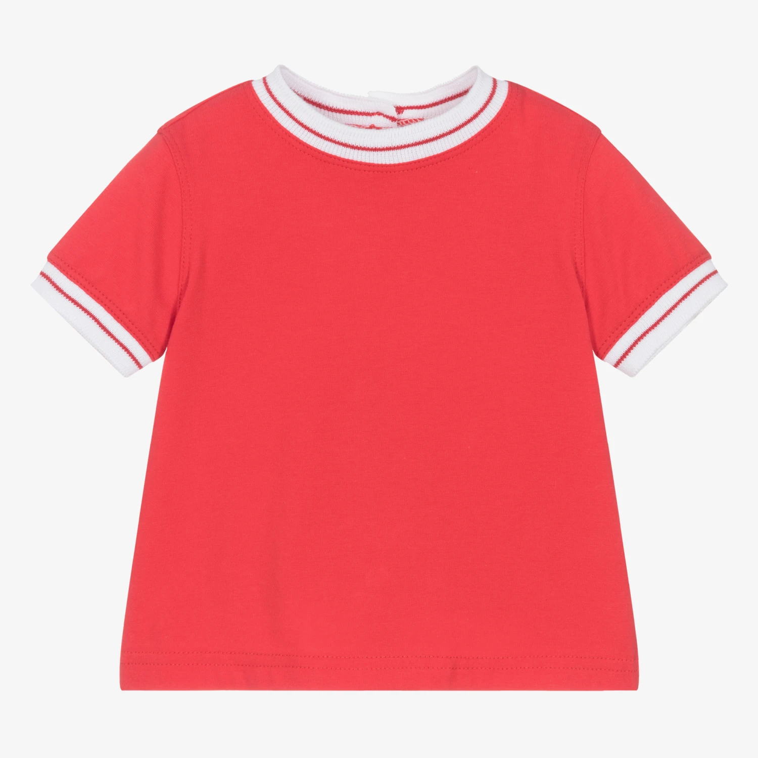 Pan Con Chocolate Baby Boys Red Cotton T-Shirt 1 Pan Con Chocolate Baby Boys Red Cotton T-Shirt