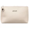Pasito A Pasito Beige Faux Leather Wash Bag (27cm)