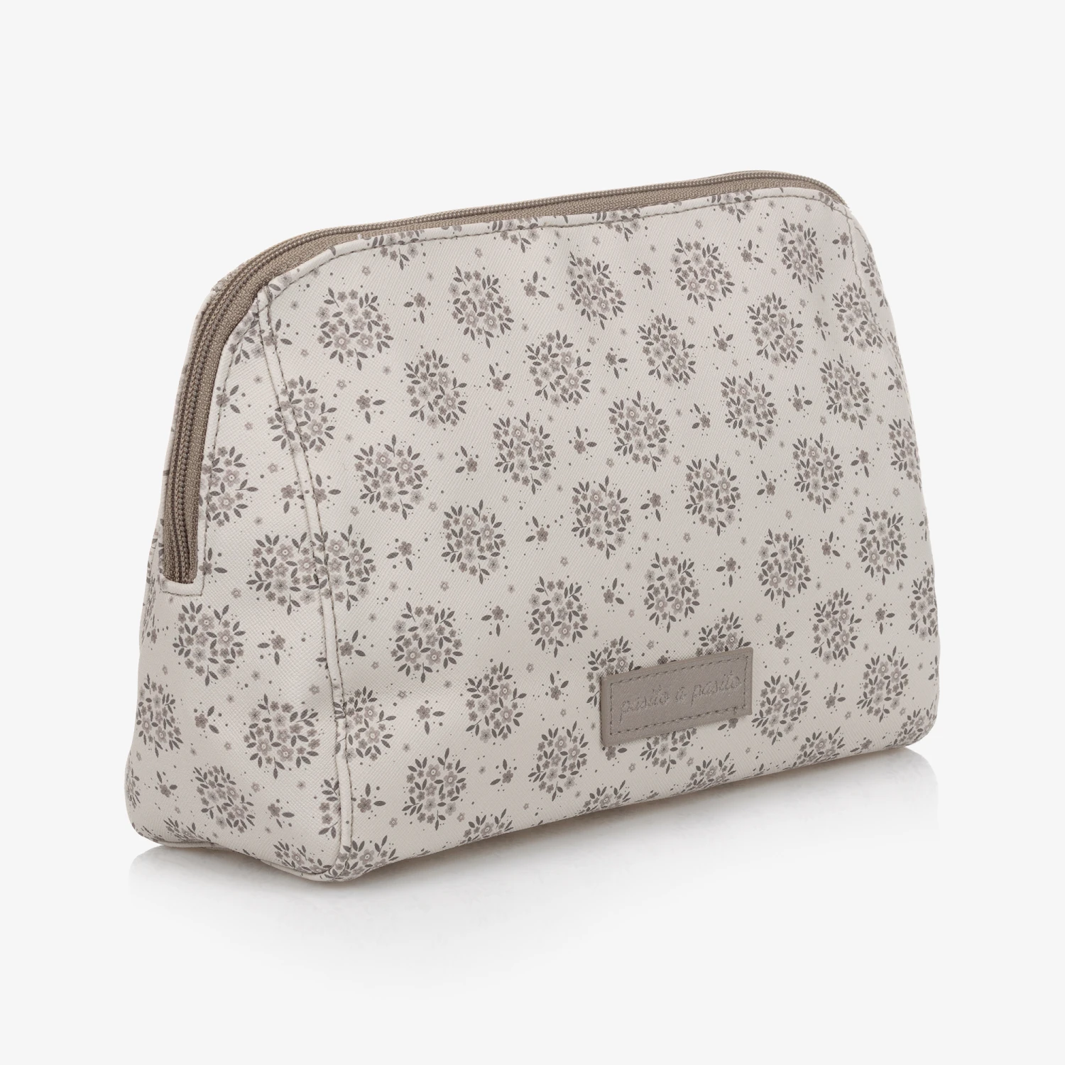Pasito A Pasito Beige Floral Wash Bag (21cm) 3 Pasito A Pasito Beige Floral Wash Bag (21cm) - Image 3