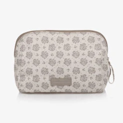 Pasito A Pasito Beige Floral Wash Bag (21cm)