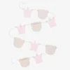Pasito A Pasito Pink & Beige Bunting (225cm)