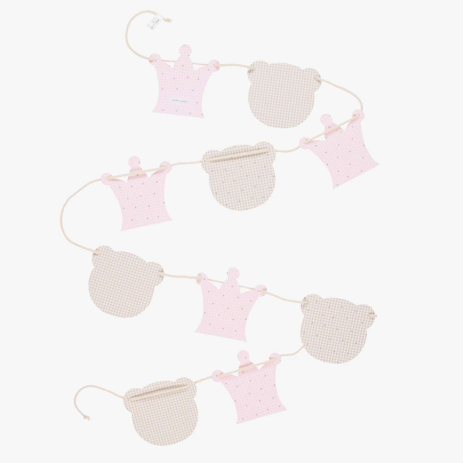 Pasito A Pasito Pink & Beige Bunting (225cm) 1 Pasito A Pasito Pink & Beige Bunting (225cm)