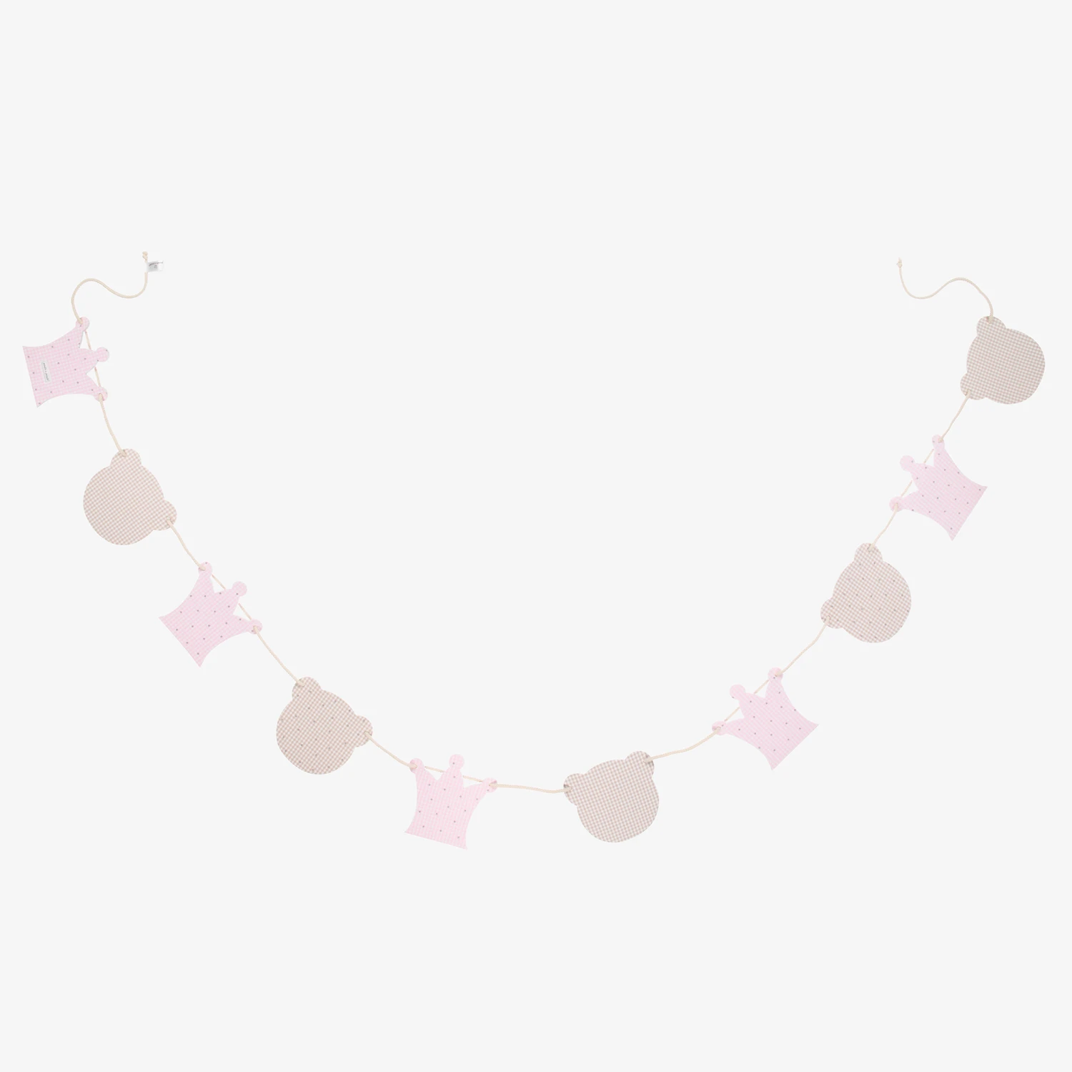 Pasito A Pasito Pink & Beige Bunting (225cm) 3 Pasito A Pasito Pink & Beige Bunting (225cm) - Image 3