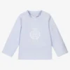 Patachou Baby Boys Blue Cotton Top