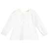 Patachou Baby Girls Ivory Cotton Blouse