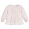 Patachou Baby Girls Pink Cotton Blouse