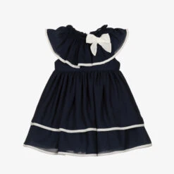 Patachou Girls Blue Chiffon Dress