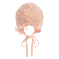 Paz Rodriguez Pink Knitted Baby Bonnet -BloomBabe Cloth Store paz rodriguez pink knitted baby bonnet 370585 04168b49f98b96aae751152f4282676f19ce9310
