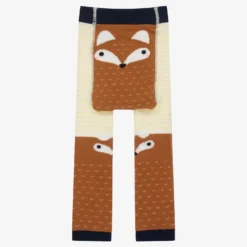 Powell Craft Ivory & Brown Fox Leggings