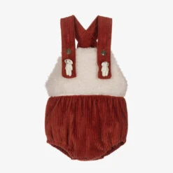 RaspberryPlum Girls Brown Corduroy Shortie