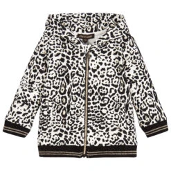 Roberto Cavalli Baby Girls Leopard Hooded Top