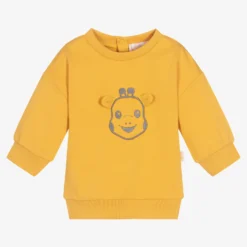 Sophie La Girafe Baby Yellow Cotton Sweatshirt