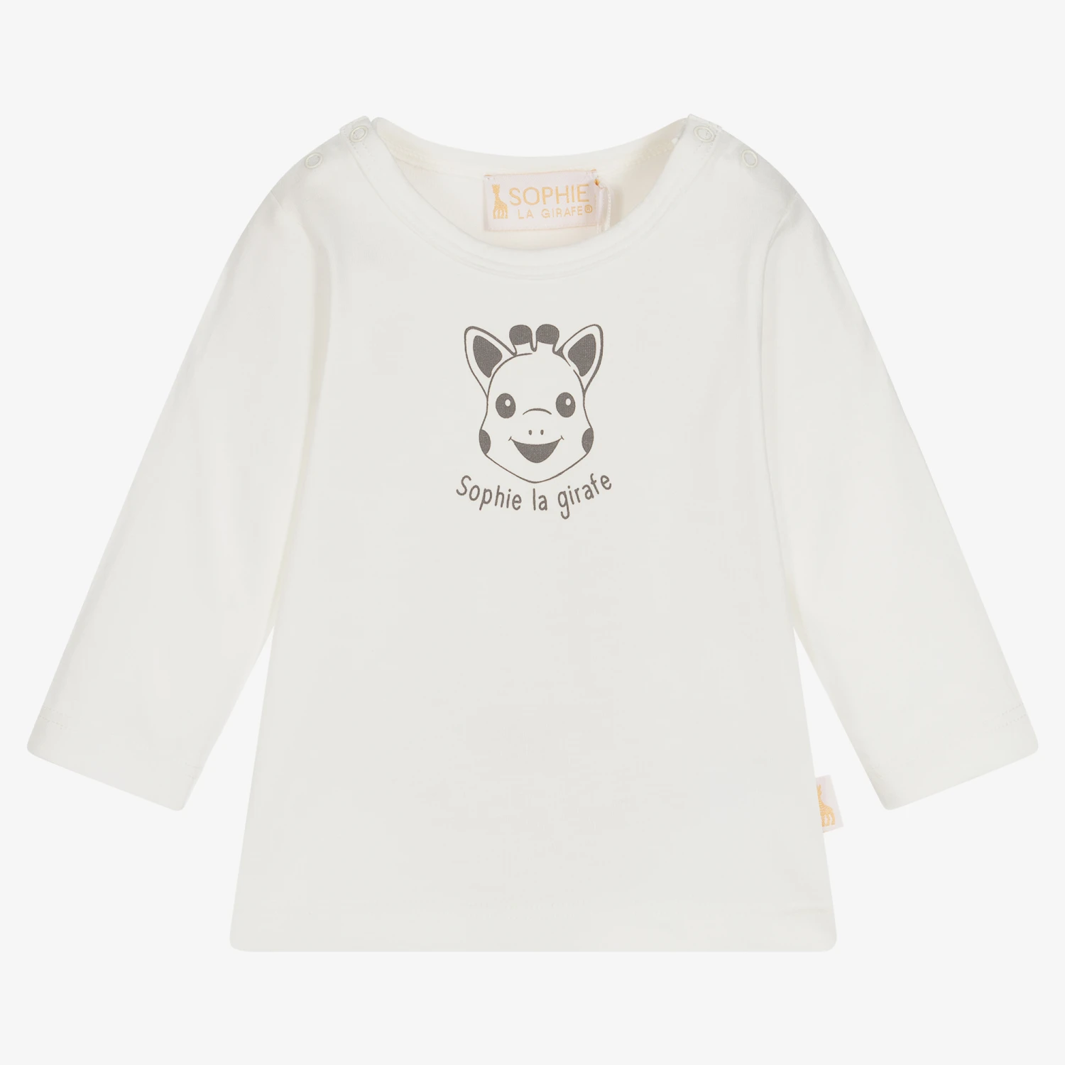 Sophie La Girafe Ivory Cotton Baby Top 1 Sophie La Girafe Ivory Cotton Baby Top