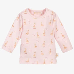 Sophie La Girafe Pink Cotton Giraffe Top