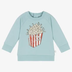 Stella McCartney Kids Baby Boys Blue Popcorn Sweatshirt