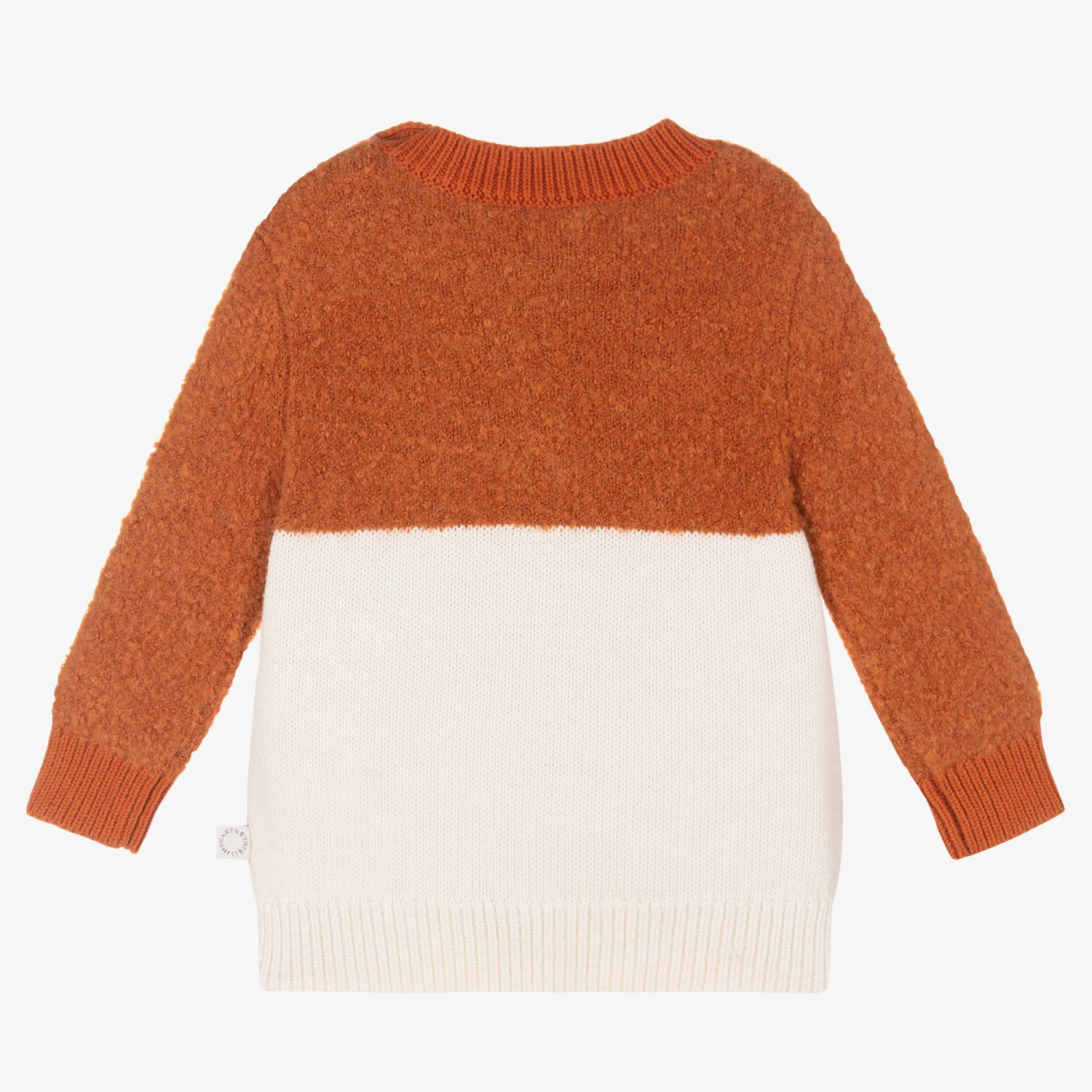Stella McCartney Kids Baby Boys Orange Fox Sweater 2 Stella McCartney Kids Baby Boys Orange Fox Sweater - Image 2