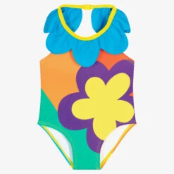 Stella McCartney Kids Baby Girls Multicolour Flower Swimsuit
