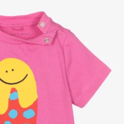 Stella McCartney Kids Baby Girls Pink Cotton T-Shirt -BloomBabe Cloth Store stella mccartney kids baby girls pink cotton t shirt 435146 527c9a5fb9ac0cd16f0e7a7a752ce90271e32dd9