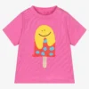 Stella McCartney Kids Baby Girls Pink Cotton T-Shirt
