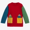 Stella McCartney Kids Red Pencil Wool Sweater