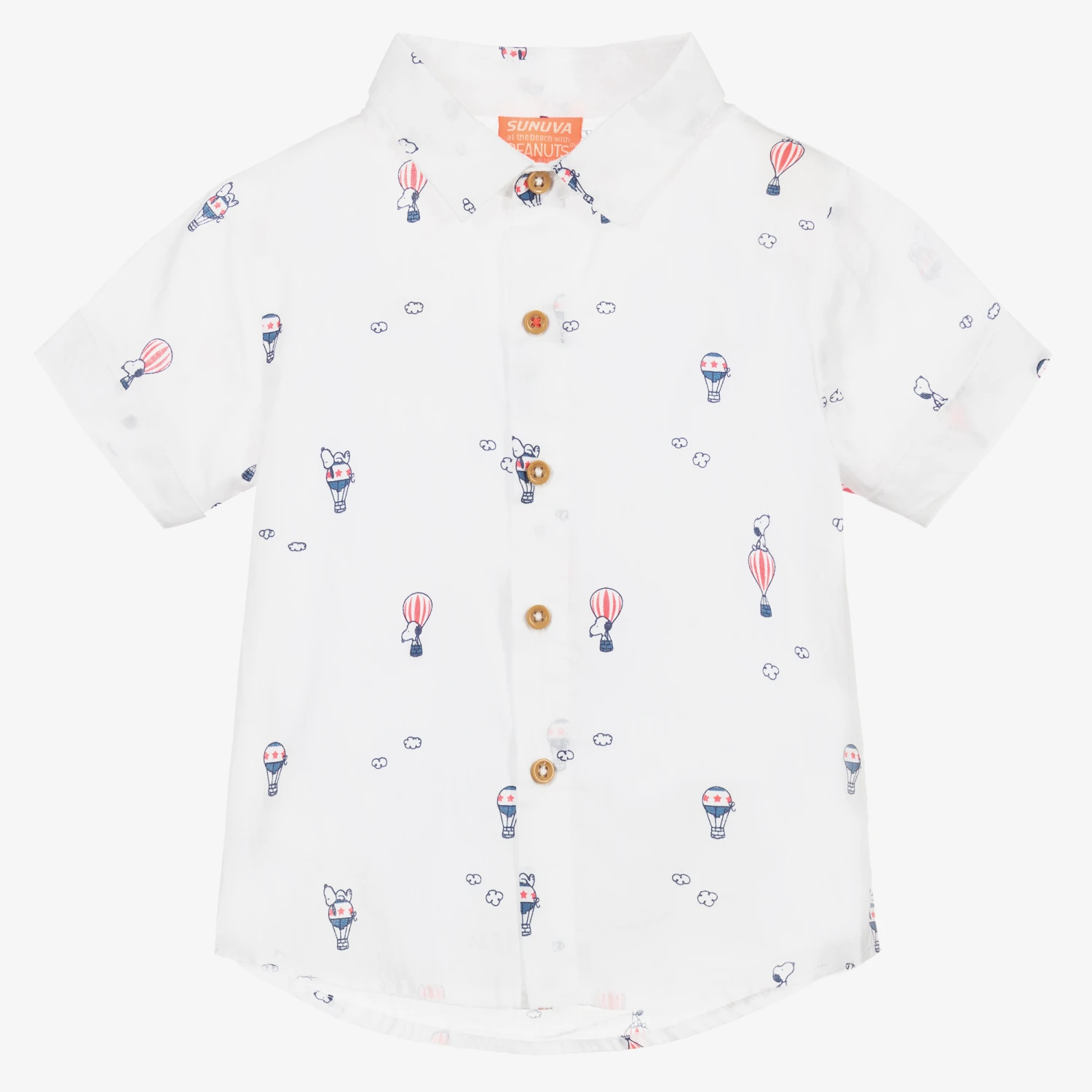 Sunuva Baby Boys White Cotton Shirt 1 Sunuva Baby Boys White Cotton Shirt