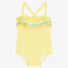 Sunuva Baby Girls Yellow Swimsuit