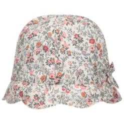 Tartine Et Chocolat Girls Floral Cotton Sun Hat