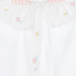 Tartine Et Chocolat Girls White Smocked Collar Babygrow -BloomBabe Cloth Store tartine et chocolat girls white smocked collar babygrow 494374 6ab3993763b260a3996536a8bdb701ab7572059d
