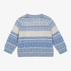 The Bonnie Mob Blue Jacquard Knit Cardigan -BloomBabe Cloth Store the bonnie mob blue jacquard knit cardigan 456484 1acb6a2dff77f63e824d581c4aae4dd74d38daef