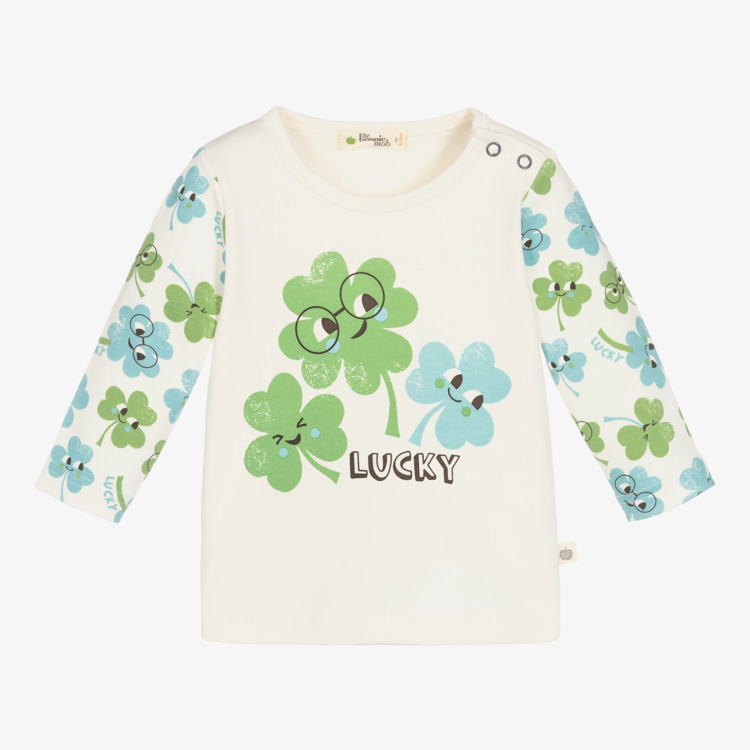 The Bonnie Mob Ivory Cotton Baby Top 1 The Bonnie Mob Ivory Cotton Baby Top