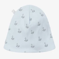 The Little Tailor Blue Cotton Baby Hat