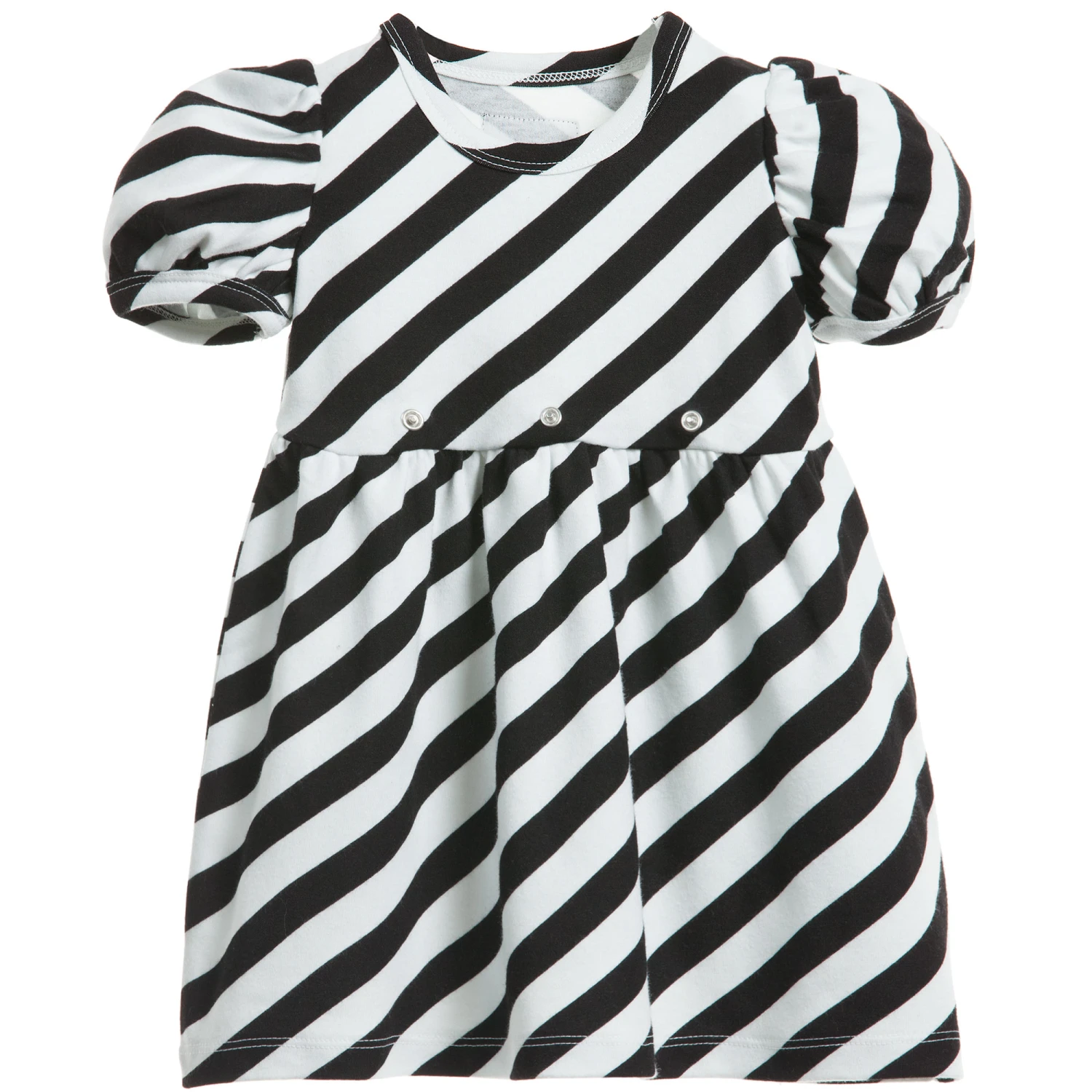 The Tiny Universe Black & White 'The Tiny Stripes' Jersey Dress 4 The Tiny Universe Black & White 'The Tiny Stripes' Jersey Dress - Image 4
