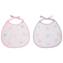 Turquaz Embroidered Bibs (Pack Of 2)