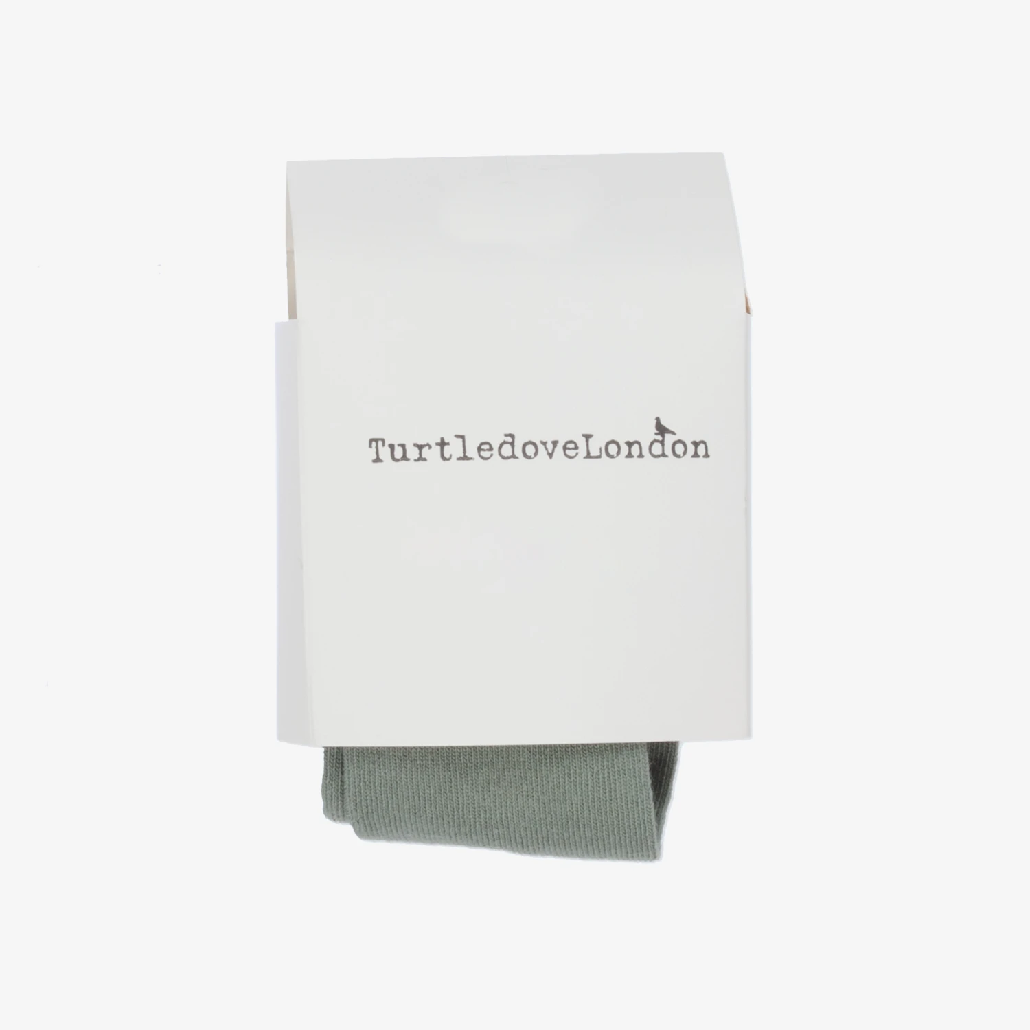 Turtledove London Baby Girls Green Cotton Tights 2 Turtledove London Baby Girls Green Cotton Tights - Image 2