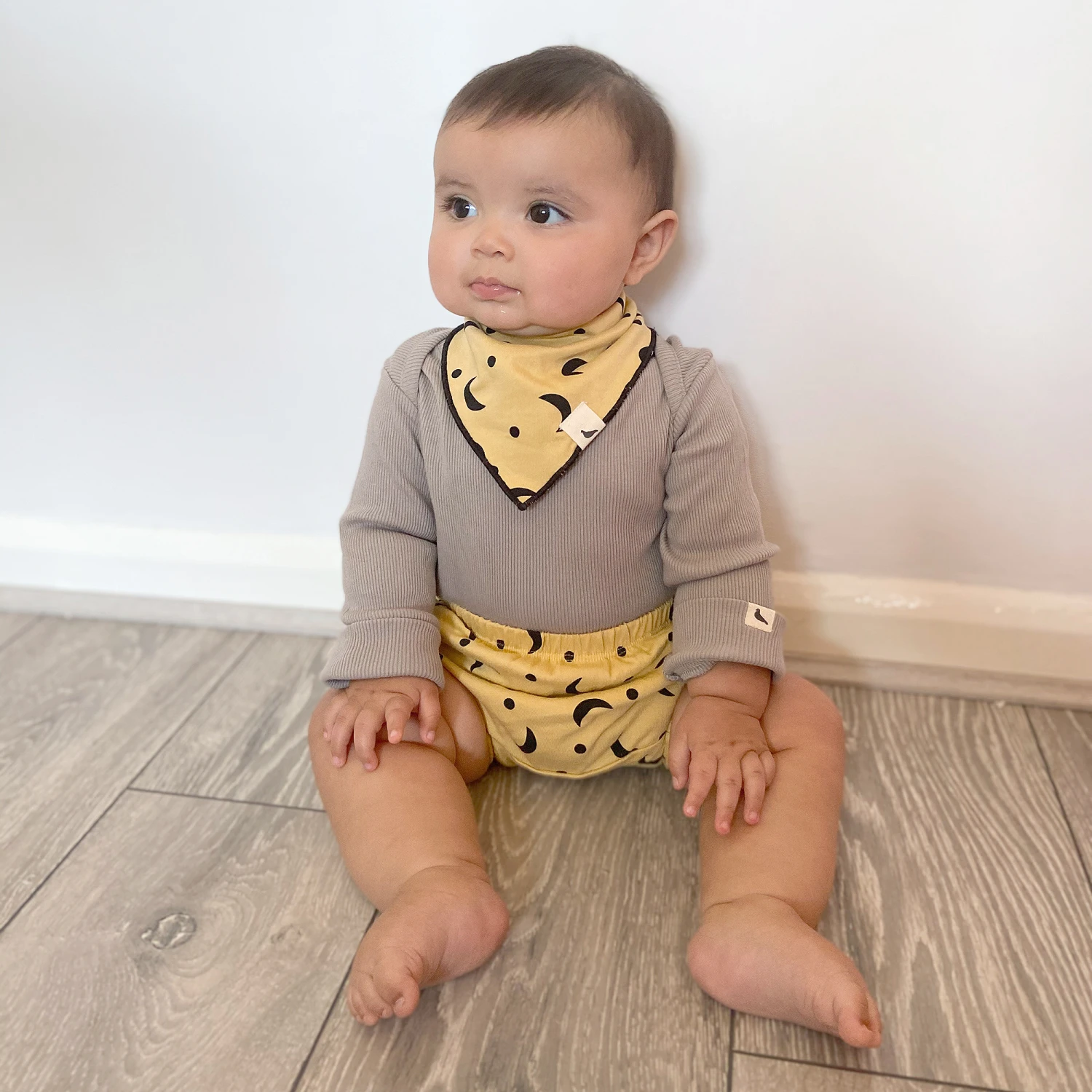 Turtledove London Yellow Cotton Baby Pants 2 Turtledove London Yellow Cotton Baby Pants - Image 2