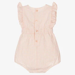 Tutto Piccolo Baby Girls Orange Gingham Cotton Shortie -BloomBabe Cloth Store tutto piccolo baby girls orange gingham cotton shortie 494449 11591f053fd989e06b7263f1ad03925b43a68c2c