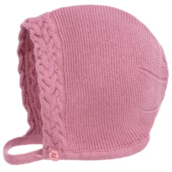 Tutto Piccolo Pink Knitted Bonnet