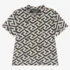Versace Baby Boys Grey & Black La Greca T-Shirt