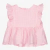 Wedoble Baby Girls Pink Cotton Blouse