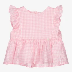 Wedoble Baby Girls Pink Cotton Blouse