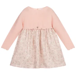 Wedoble Baby Girls Pink Floral Dress