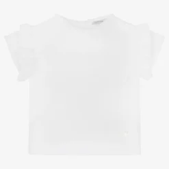 Wedoble Baby Girls White Cotton Sweater
